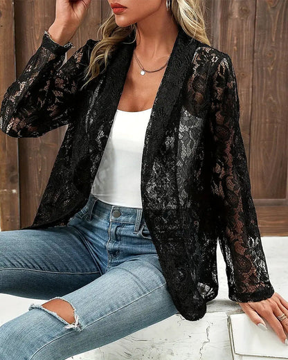 Joanna | Lace elegant blazer