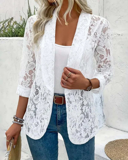 Joanna | Lace elegant blazer