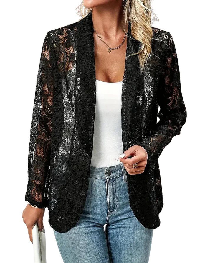 Joanna | Lace elegant blazer